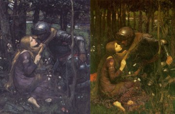 LBDSMwaterhouse_la_belle_dame_sans_merci_study