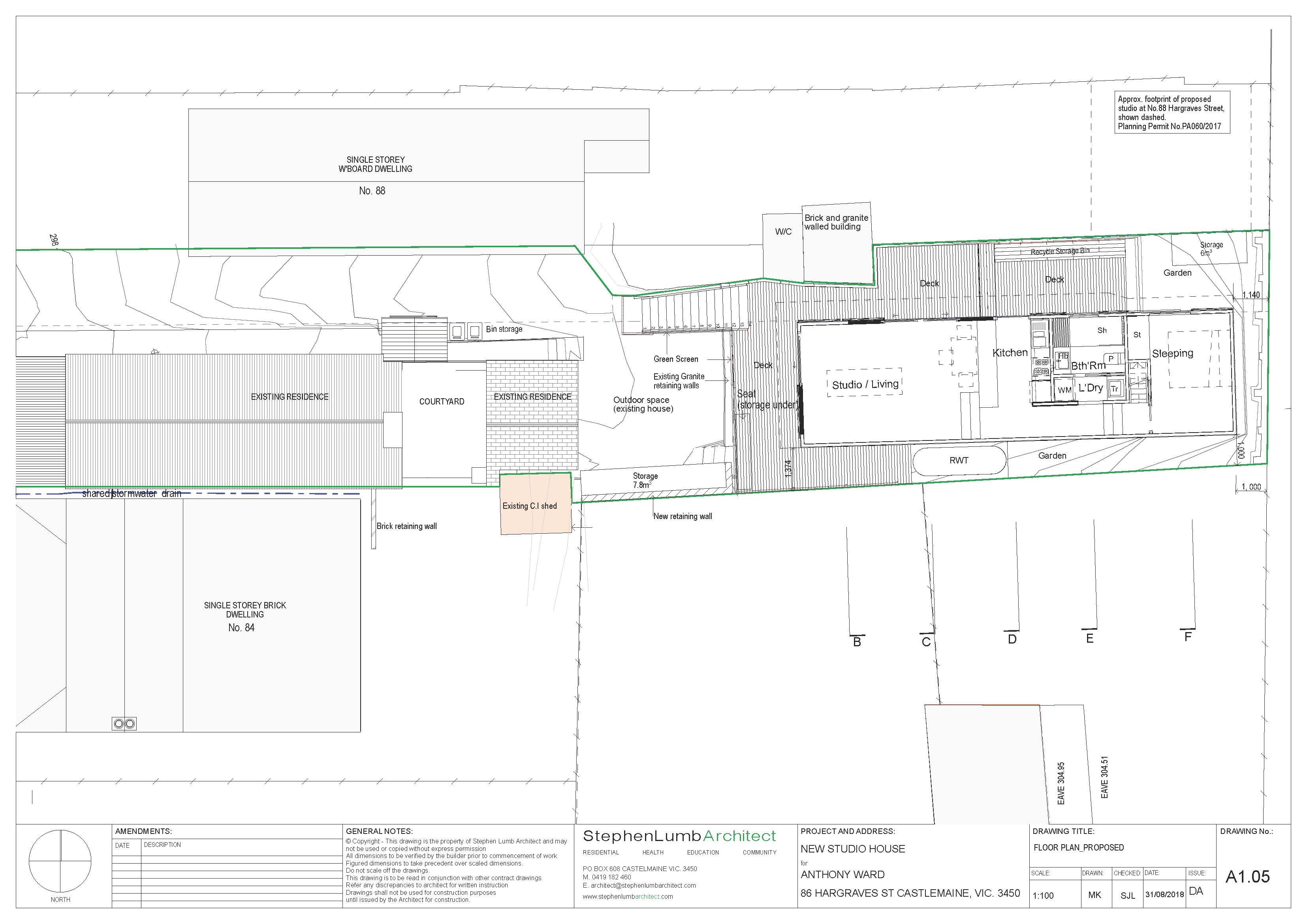 180830 A1.05 FLOOR PLAN_PROPOSED
